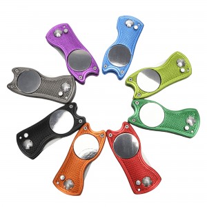 All Metal Foldable Golf Divot Tool