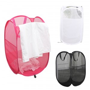 Foldable Mesh Laundry Storage Basket