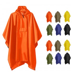 Poncho With Pouch