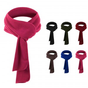 Embroidery Fleece Scarf
