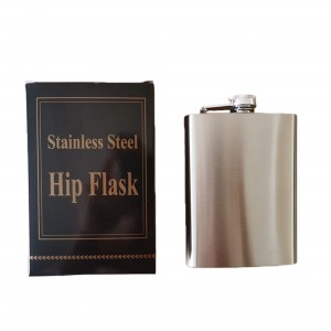 8 Oz Stainless Steel Hip Flask