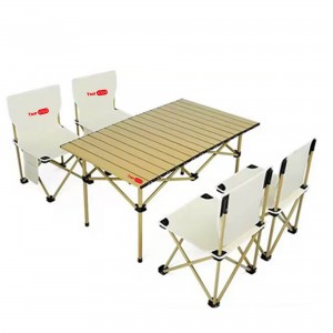 Outdoor Folding Table Set